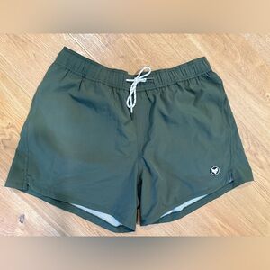 Olive Green ALPHA FORWARD board shorts